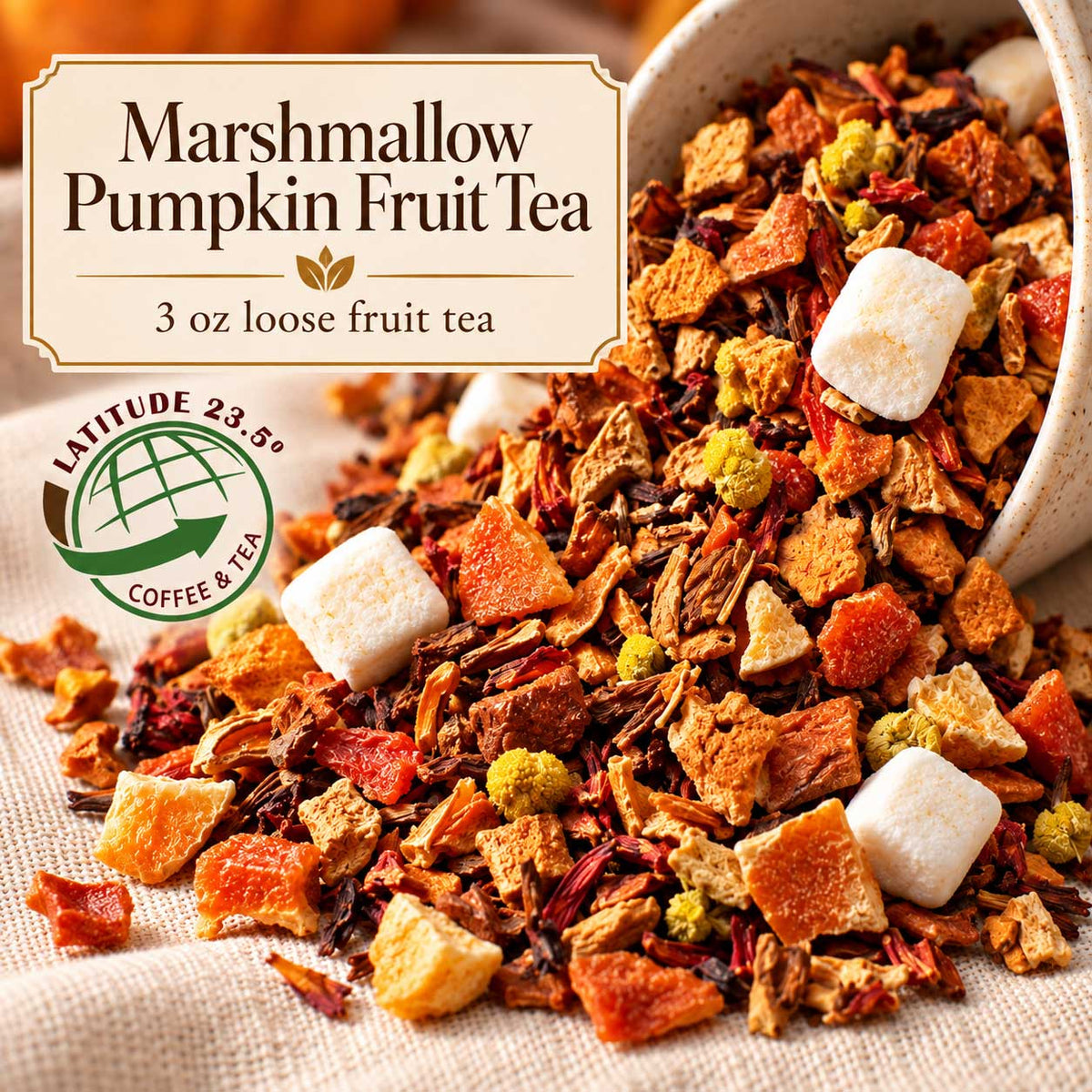 Marshmallow Pumpkin Fruit Tea - 3 oz