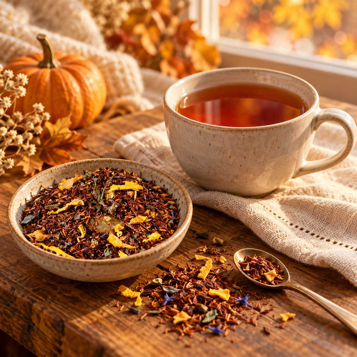 Pumpkin and Cream Rooibos Tea - 3 oz